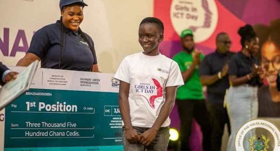 Over all best performing Girl in Volta Regional Programme