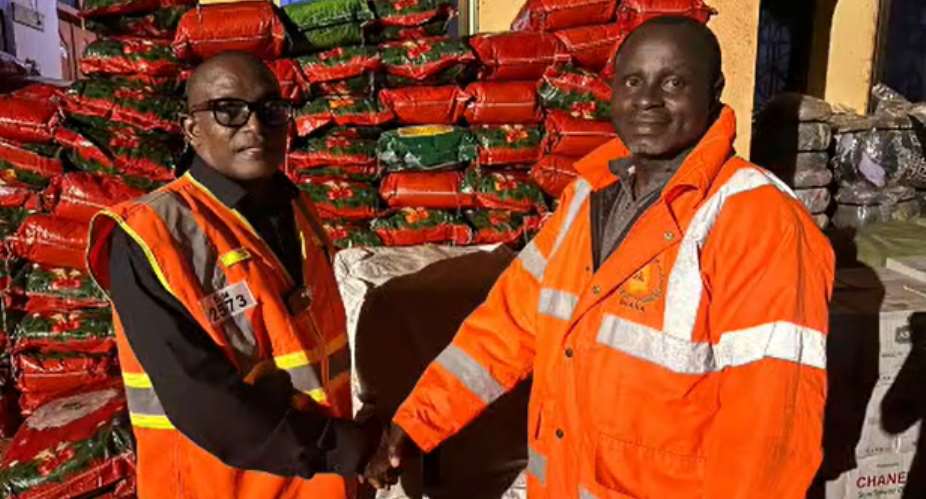 NADMO delivers relief items to over 1,000 flood victims in Samreboi