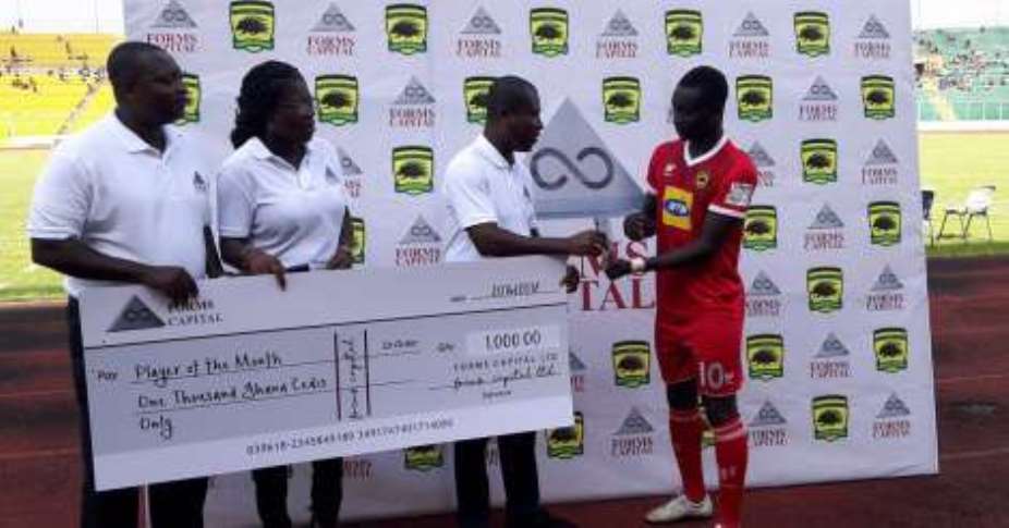 Ghana Premier League: Dauda Mohammed adjudged Kotoko player of the Month for May