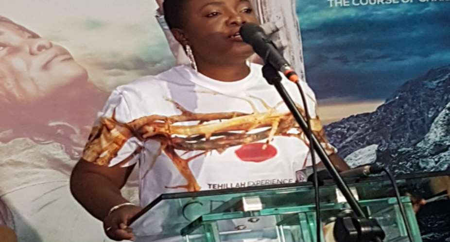 Ohemaa Mercy at the launch of Tehillah Experience