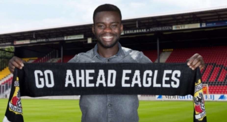 Ghanaian midfielder Shadrach Eghan says joining Go Ahead Eagles is a step up in career
