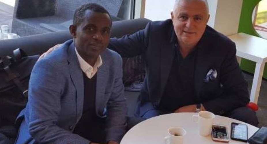 Accomplished Dreams FC chief Jiji Alifoe arrives in Sweden to explore business opportunities