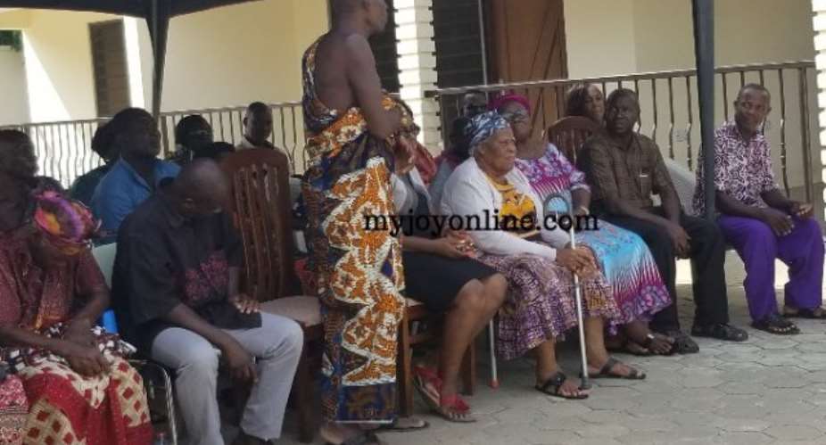 The Difficult Task Of Breaking A Sad News To Octogenarian Mother Of Amissah-Arthur