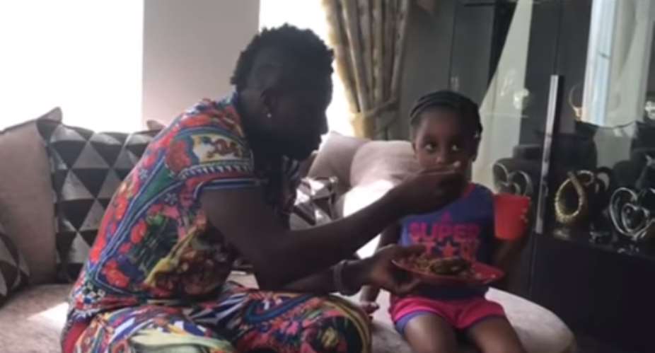 ADORABLE: Asamoah Gyan Spend Quality Time With Family In London