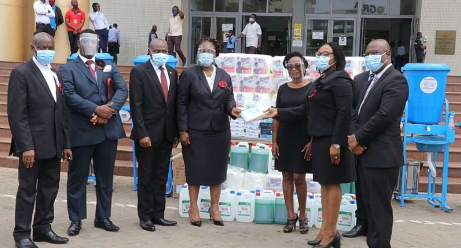 COVID-19 Awareness Week: Greater Accra Bar Donates To Ghana's High Court