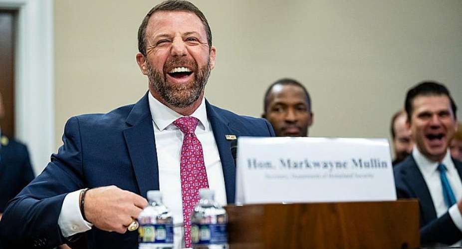 Getty ImagesImage caption: Markwayne Mullin was approved as Kristi Noems successor in March