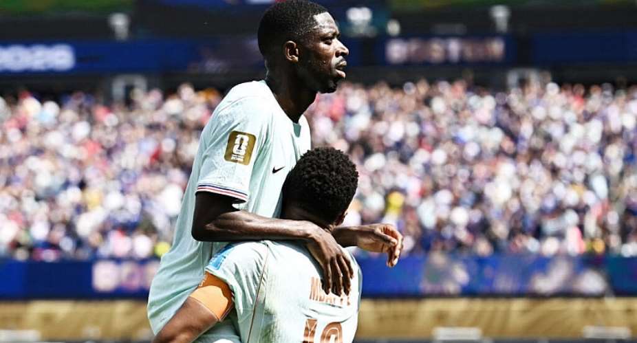 Kylian Mbapp and Ousmane Dembl are both on four goals already after World Cup group stage. -  Dylan Martinez, Reuters