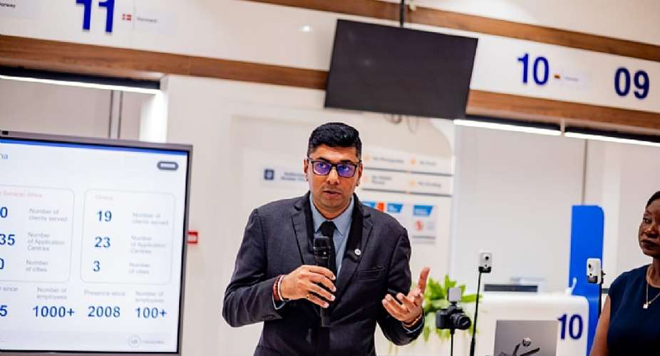 Mr Prashant Kansara, Regional Head for Central and West Africa at VFS Global