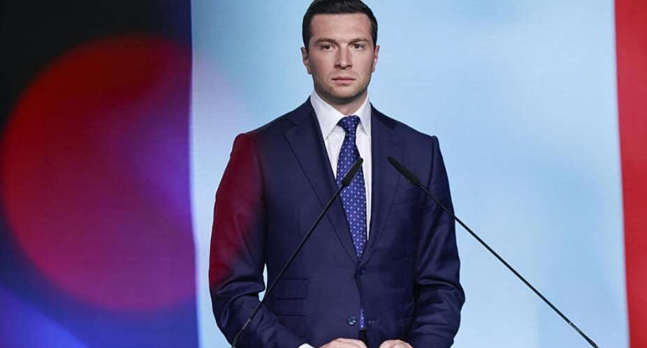 Jordan Bardella (right), leader of the National Rally (RN), a far-right French party, Member of the European Parliament and chair of the ‘Patriots for Europe ’, takes part in a joint press conference with the leader of the main right-wing opposition party, Law and Justice (PiS), at the party’s headquarters in Warsaw on 19 June 2026. -  Wojtek Radwanski, AFP