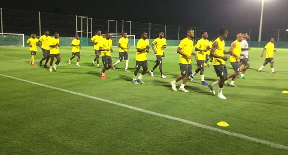 WATCH: Black Stars Train For The First Time In Abu Dhabi Ahead Of AFCON 2019