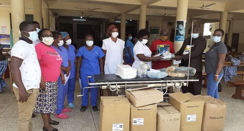 Health Facilities/Hospitals In Volta, Oti, Eastern Regions Receive PPEs From GCB