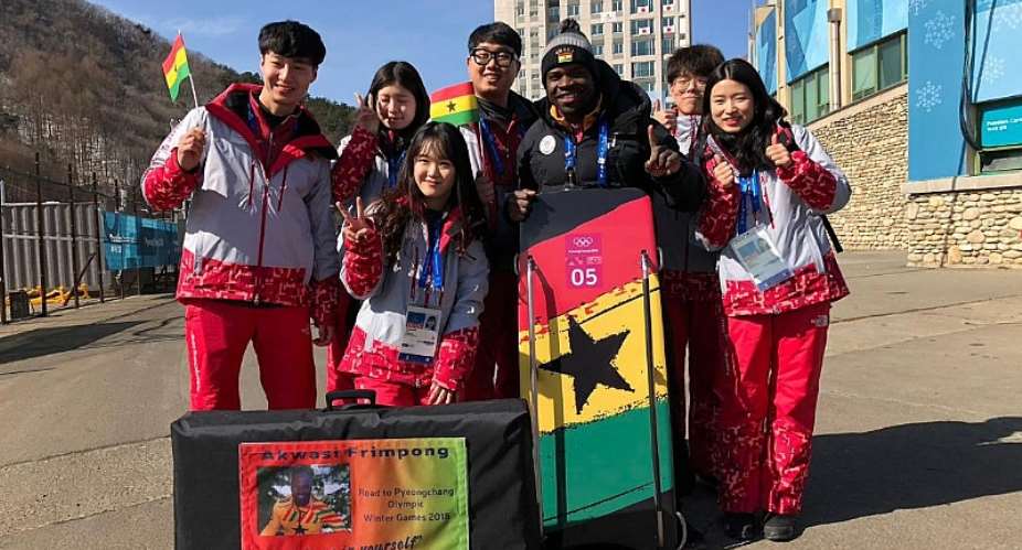 Ghana's first skeleton Olympian makes historic moves in the sport