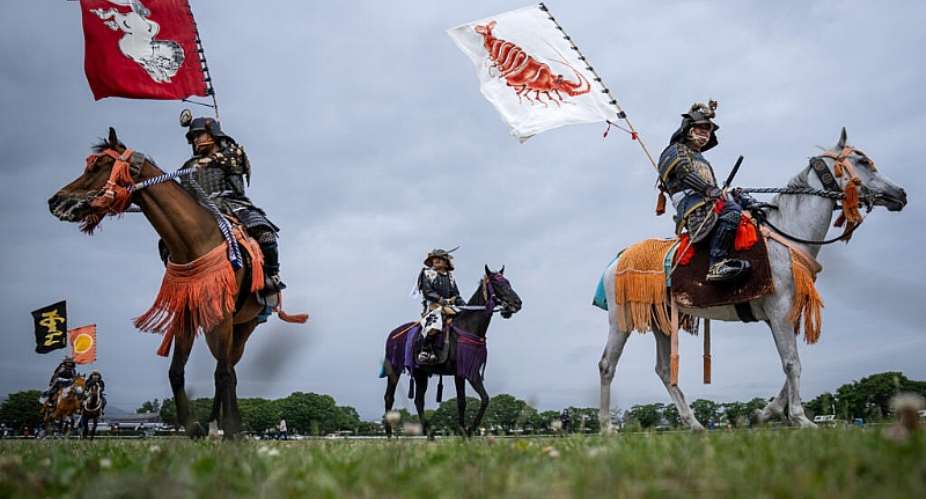 The thousand-year-old Japanese festival of Soma Nomaoi began as a way to train mounted warriors. -  Yuichi Yamazaki, AFP