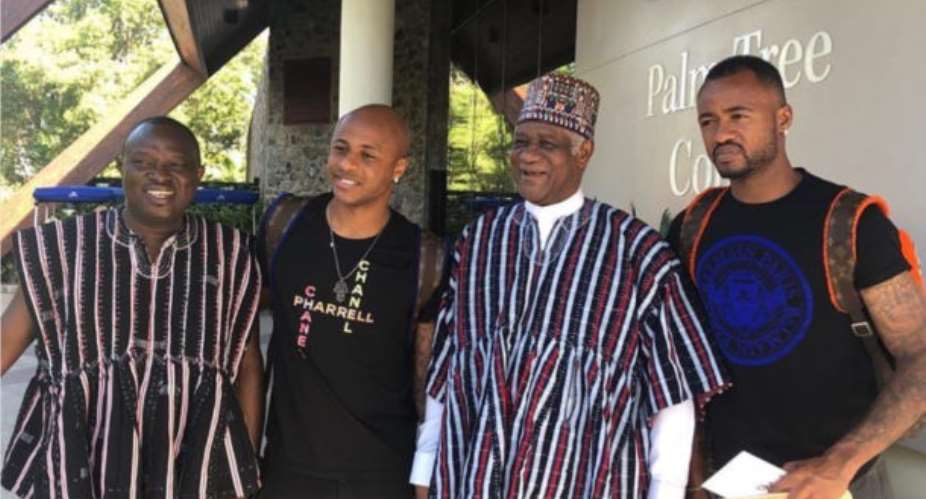 AFCON 2019: Ghanas Ambassador To UAE Visits Black Stars In Camp