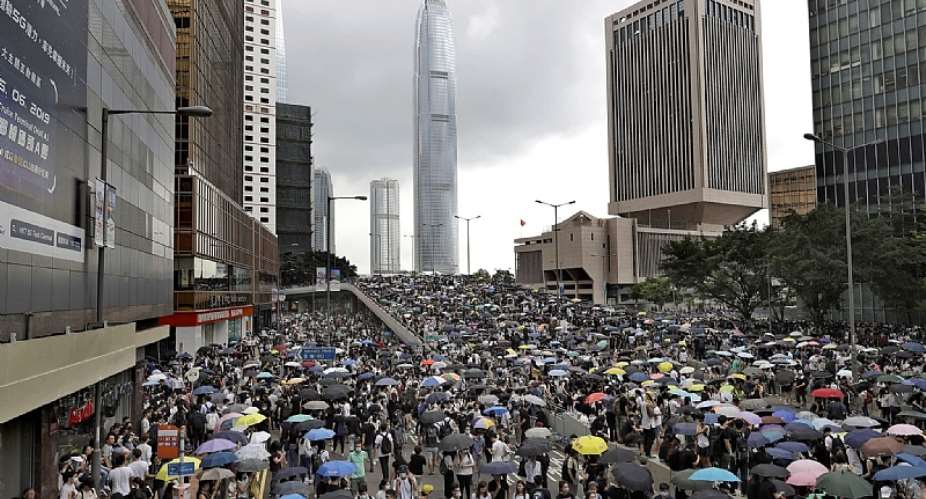Protesters gather outside the Legislative Council on June 12: China's leaders should be aware that the outside world is very alarmed.     APProtesters gather outside the Legislative Council on June 12: China's leaders should be aware that the outside world is very alarmed.     AP