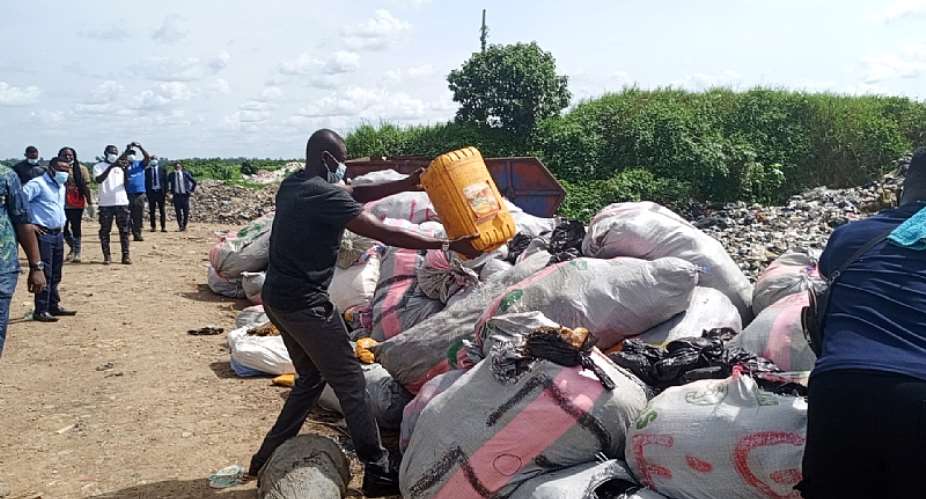 Over 10,800 Parcels Of Cannabis In Major Courts In Koforidua Destroyed By Sister Agencies