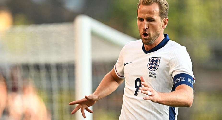 Harry Kane, who will captain the England squad at the 2026 World Cup in the United States, Mexico and Canada, has scored a record 78 goals in 112 games for his country. - AFP - PAUL ELLIS
