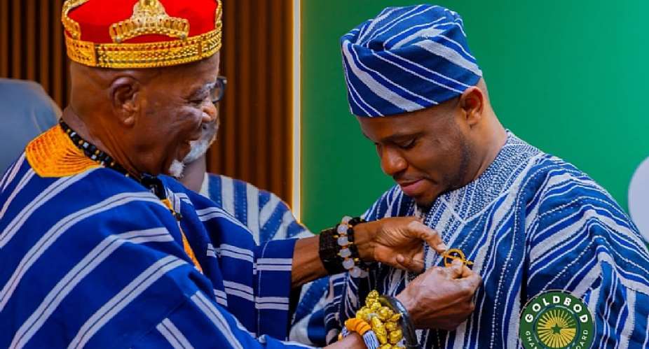 Buipewura honours Sammy Gyamfi for leadership and service to Ghana