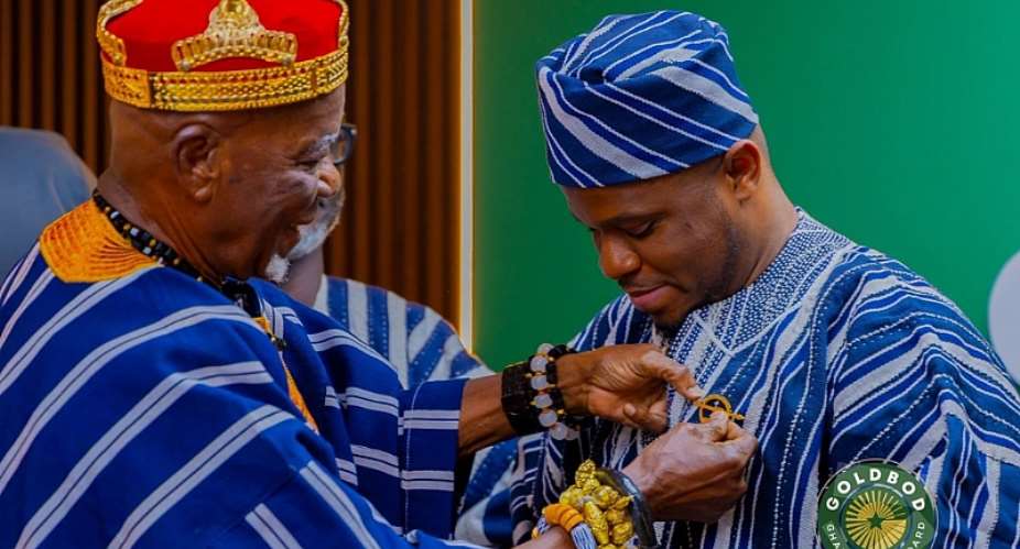 Buipewura honours Sammy Gyamfi for leadership and service to Ghana, sparking national reflection on recognition, political influence, and the deeper questions surrounding what true service and leadership really mean in todays Ghanaian society.
