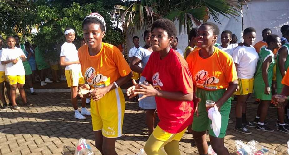 Ghanaian Students Embrace Schools Sanitation And Sports Programme