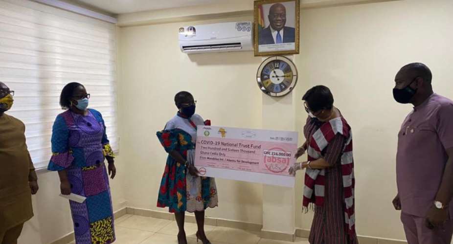 Mondelez International, ABANTU Support COVID-19 Fight With Ghc216,000