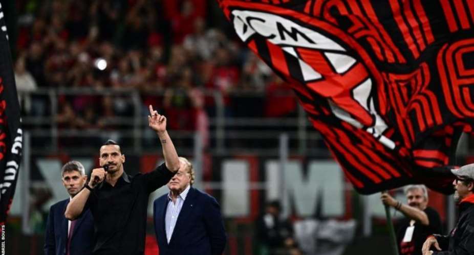 Ibrahimovic and many of his team-mates and the crowd were in tears as he announced his retirement on the pitch