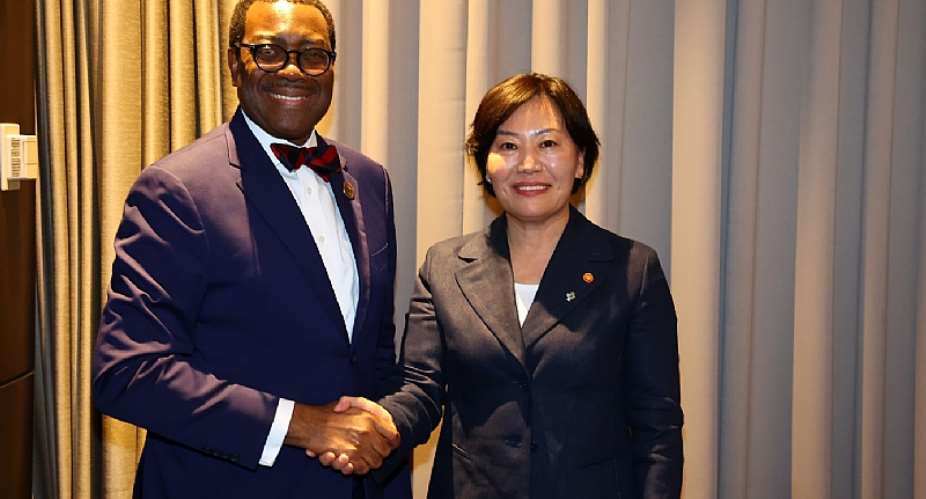 Minister Song Miryung and President Akinwumi A. Adesina