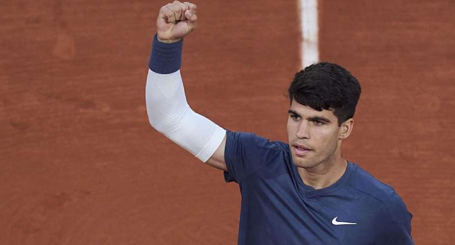 GETTY IMAGESImage caption: Carlos Alcaraz, who reached the semi-finals last year, is bidding for his first French Open title