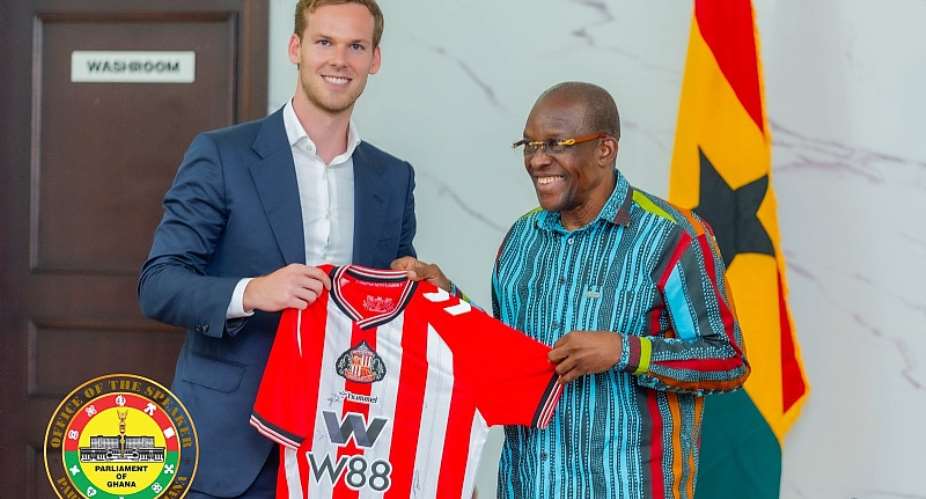 Sunderland AFC chairman leads delegation to Parliament to deepen Ghana partnership
