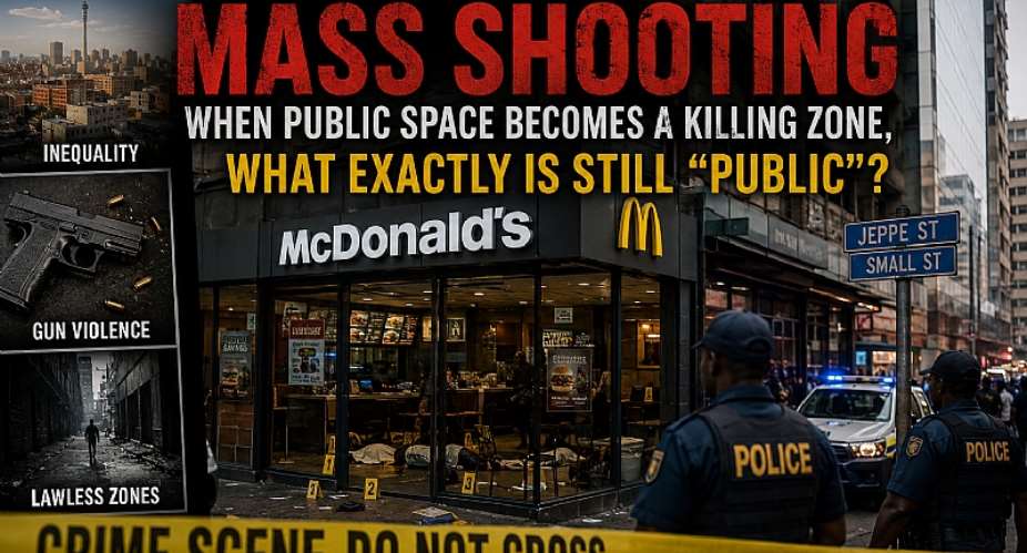 Johannesburgs CBD mass shooting exposes the fragility of urban safety in South Africas economic heart. When public spaces become scenes of execution, urgent questions arise about governance, policing, and what remains truly public in the citys center.
