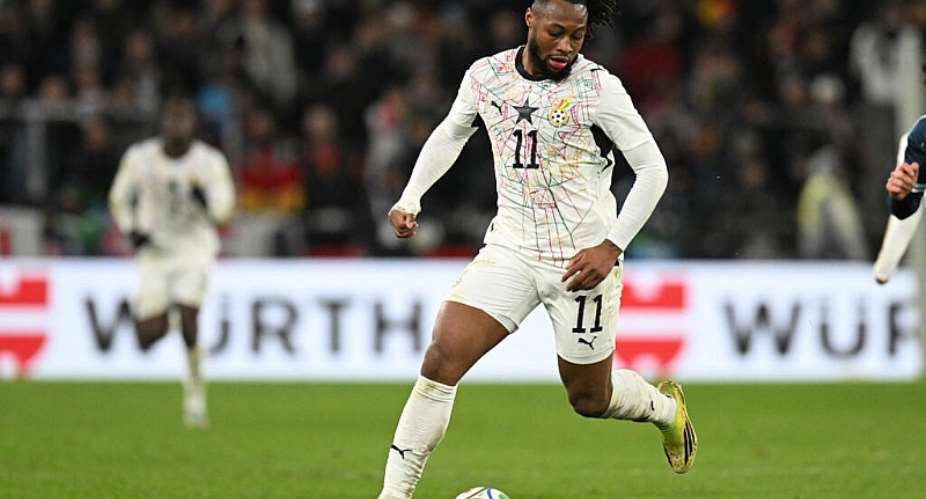 Antoine Semenyo played for Ghana at the 2022 World Cup in Qatar and will be in the 26-man squad for the 2026 tournament in the United States, Canada and Mexico. - AFP - THOMAS KIENZLE