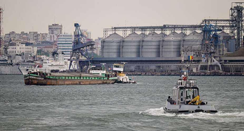 Romanias Constata port handles scores of cargo ships every day. -  Daniel Milhailescu, AFP
