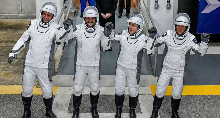 NASA’s Crew-12 members, Russian cosmonaut Andrey Fedyaev, NASA astronauts Jack Hathaway, Jessica Meir, and ESA astronaut Sophie Adenot ahead of their launch to the International Space Station, in Cape Canaveral, Florida, US, February 13, 2026. -  Steve Nesius, Reuters