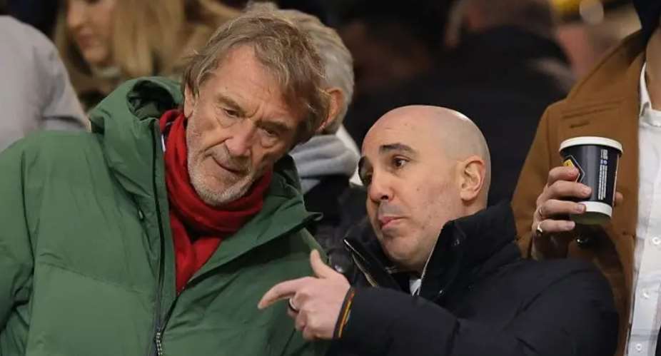 Getty ImagesImage caption: Manchester United chief executive Omar Berrada (right) was appointed in January 2024