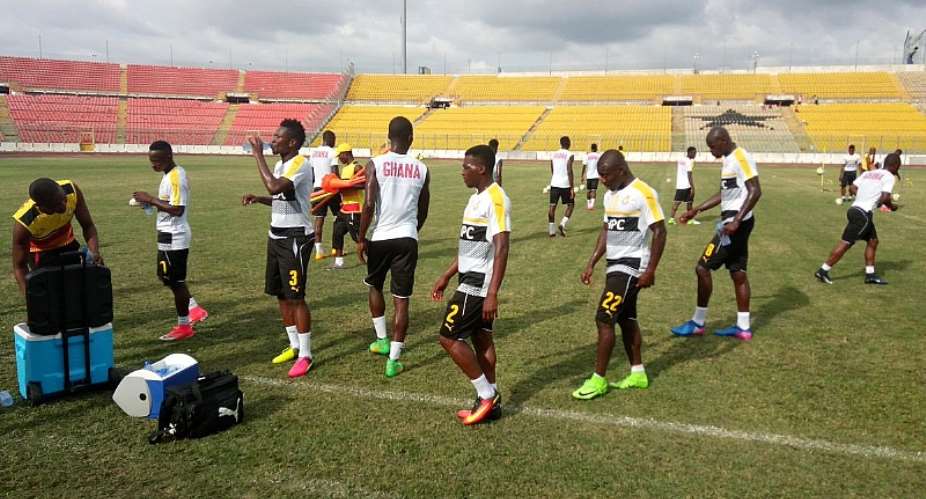 AFCON 2019 qualifier: Black Stars train with 25 players in Kumasi on Tuesday