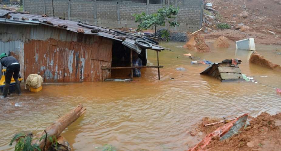 Accras Rainfall; Re-enactment of  Ritual Shame