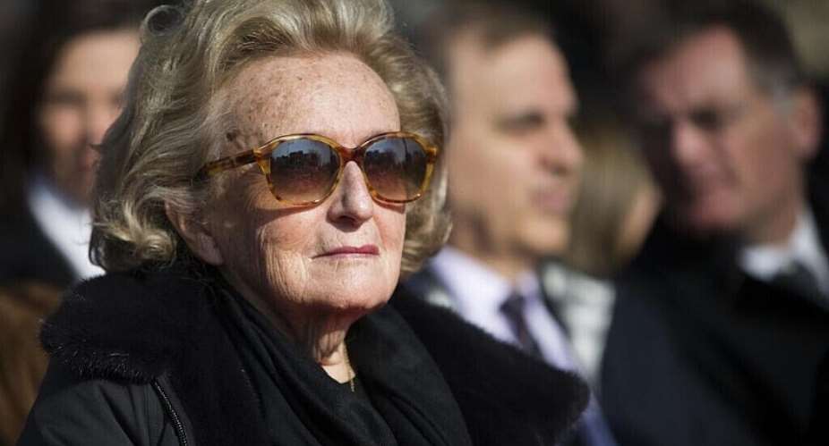 Bernadette Chirac, pictured on 13 March 2016, has died aged 93. - AFP - JOEL SAGET