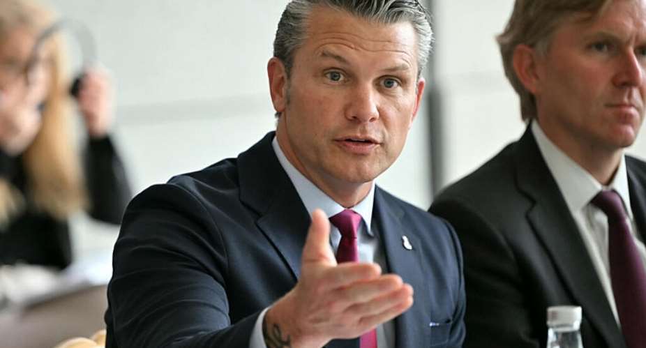 US Defence Secretary Pete Hegseth urged allies to stand shoulder-to-shoulder with America. -  Lou Benoist, AFP
