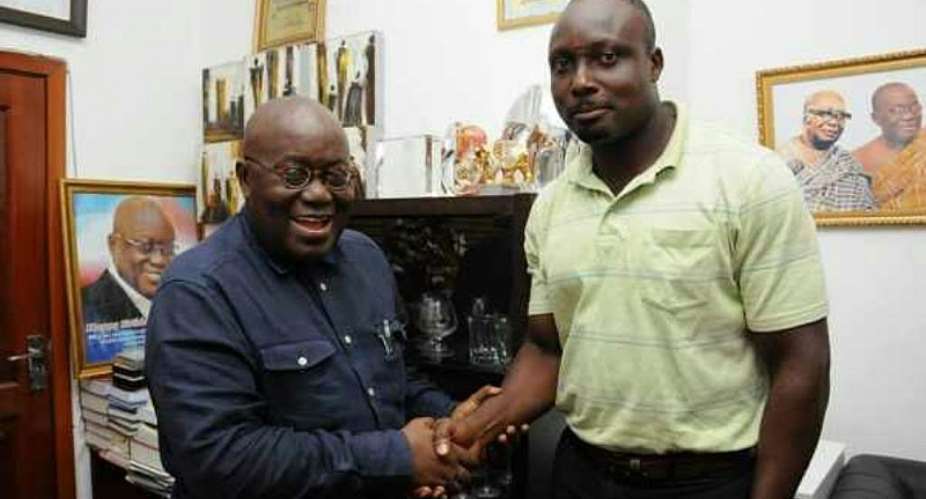 The MCE right when he visited President Nana Akufo-Addo recently