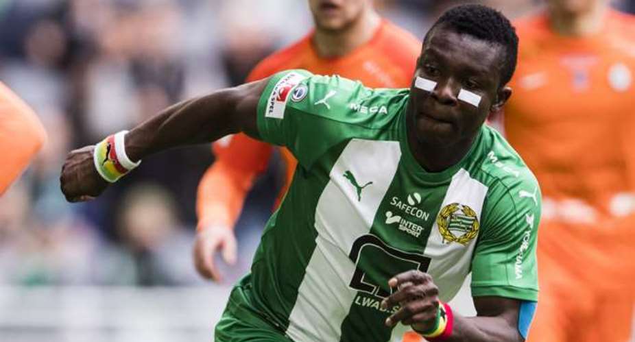 Ghanaian defender Joseph Aidoo remains coy on Hammarby future