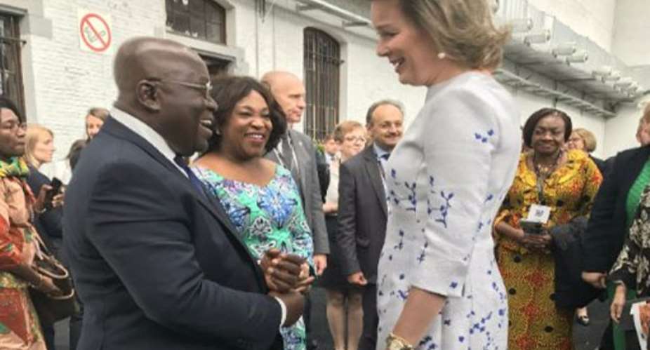 President Akufo-Addo meets Queen Mathilde of Belgium