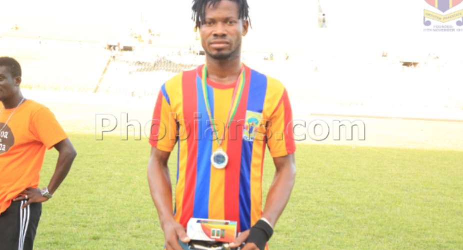 Benjamin Agyare Voted Hearts of Oak Player For The Month Of May