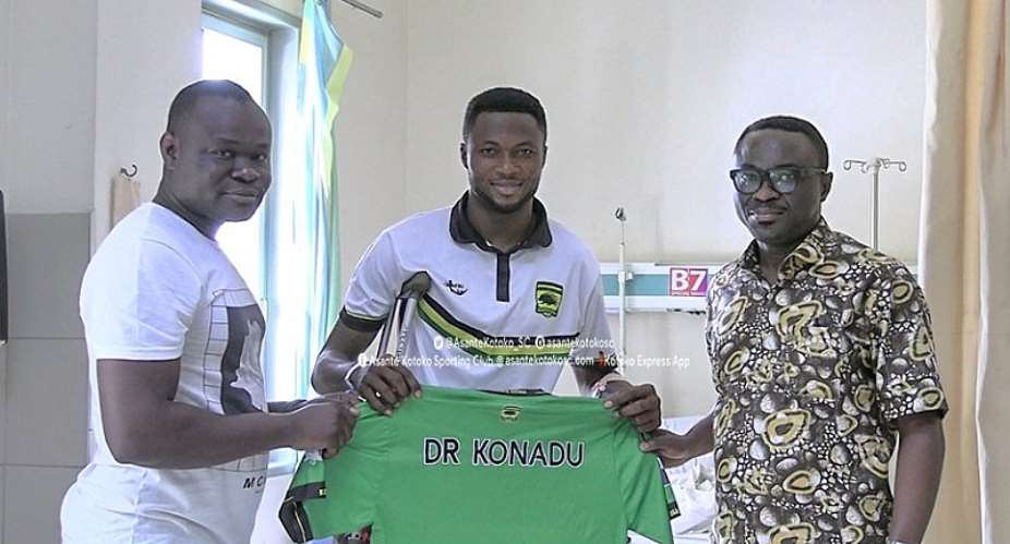 Osei Kwame: Injured Kotoko Goalkeeper Discharged After Successful Surgery At KATH