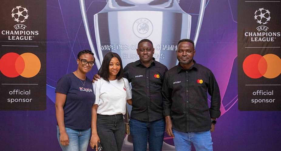 Mastercard hosts thrilling UEFA Champions League Final Viewing event in Ghana