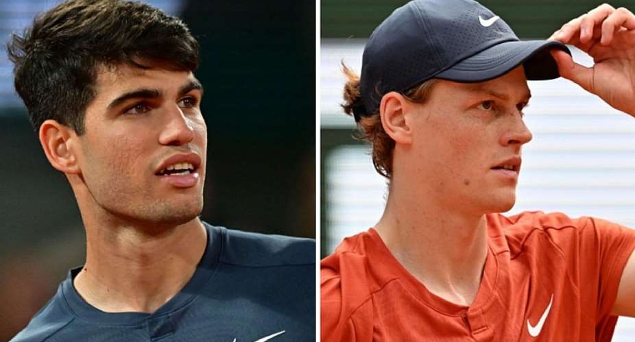 GETTY IMAGESImage caption: Alcaraz has won two Grand Slam titles, while Sinner won his first major at Januarys Australian Open