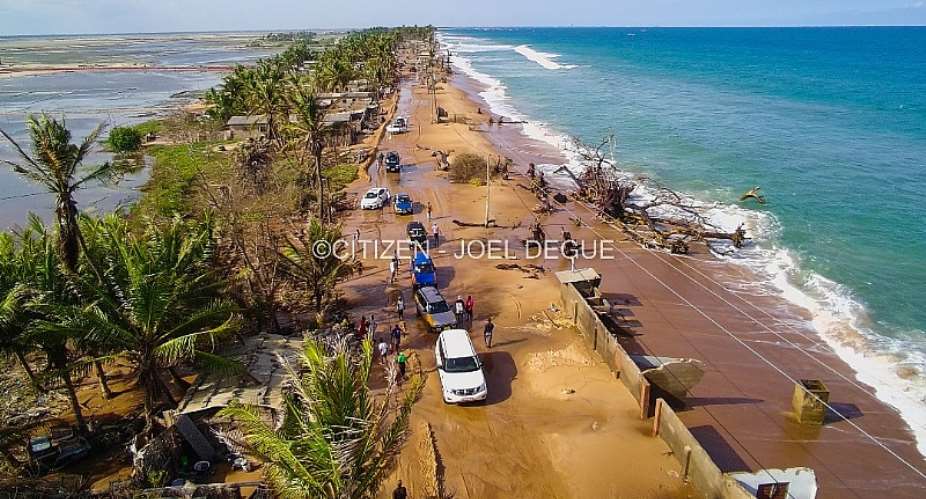 Coastal Erosion and Tidal Wave Devastation at Adina, Salakope, Amutsinu and Agavedzi