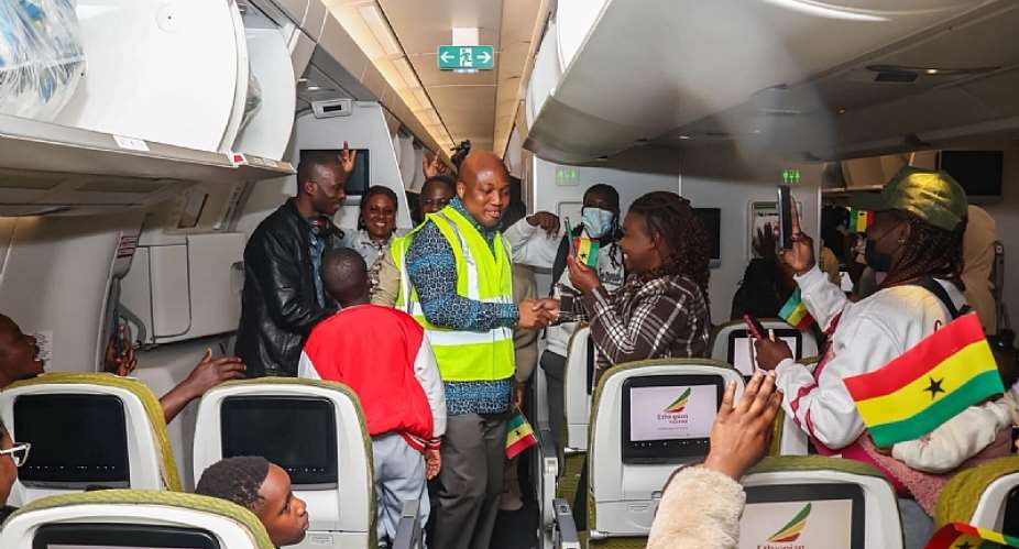 Govt secures 200 jobs for returnees as second batch of evacuated Ghanaians arrive from South Africa