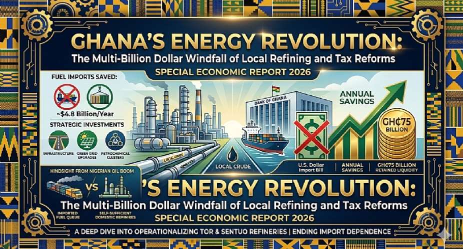 Ghana’s Energy Revolution: The Multi-Billion Dollar Windfall of Local Refining and Tax Reforms
