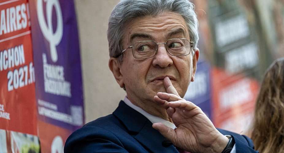 Founder of French left-wing party La France Insoumise Jean-Luc Melenchon pictured a last-minute outdoor meeting in Marseille on 7 May 2026. On Sunday 7 June, Melencho officially launched his 2027 presidential campaign in Saint Denis. - AFP - MIGUEL MEDINA