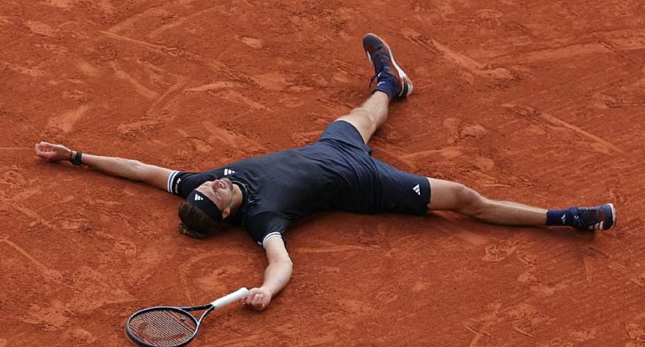 Getty ImagesImage caption: Alexander Zverev is the first German man to win a Grand Slam singles title since Boris Becker at the 1996 Australian Open